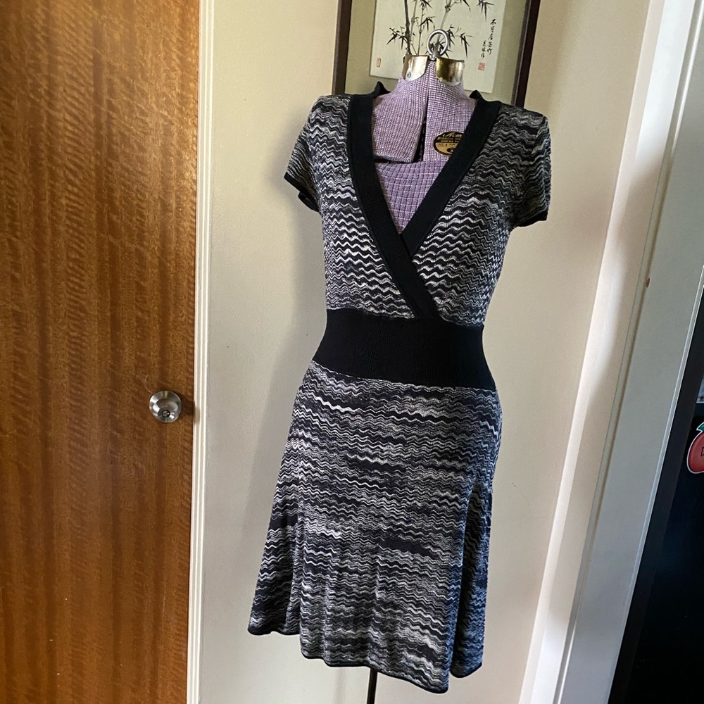 BCBG silk sweater dress